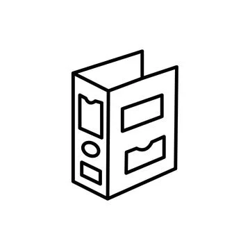 Binder vector icon. File Folder Icon. Vector illustration of office binders. 스톡 일러스트