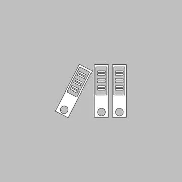 Binders computer symbol イラスト素材