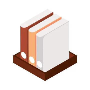 Binders folder office Stock Illustration