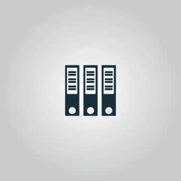 Binders Stock Illustration