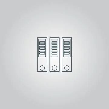 Binders Stock Illustration