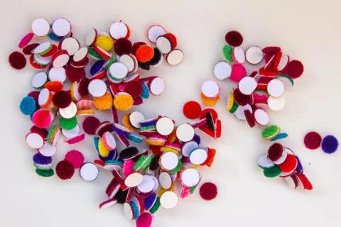 Bindi Sticker used mostly by indian females to stick in their forehead. Stock Photos