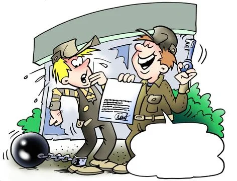 A binding agreement Stock Illustration