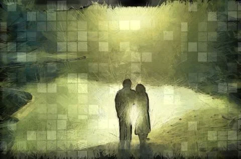 Binding love Stock Illustration