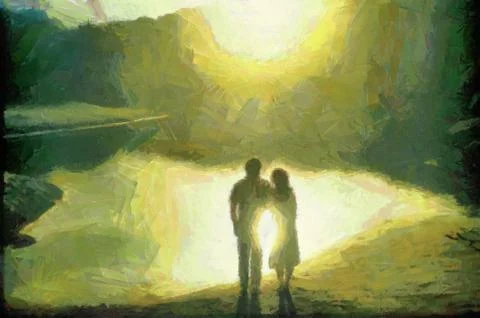 Binding love Stock Illustration