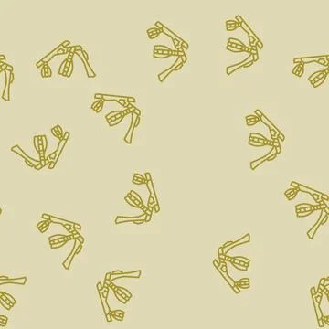 Bindings snowboard line seamless pattern Illustrazione stock