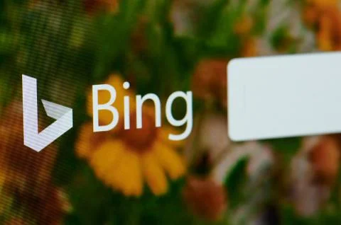 Bing search home page 写真素材