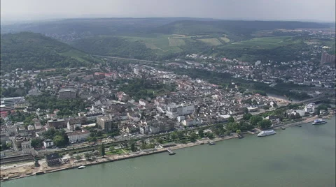 Bingen aerial Stock-Footage 65381530