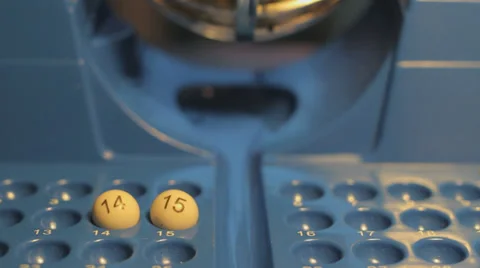 Bingo balls Stock Footage 37336453