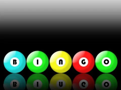 Bingo balls Stock Illustration