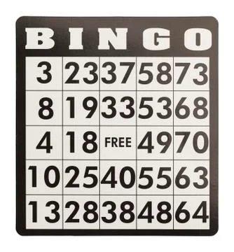 Bingo Card Stock Photos