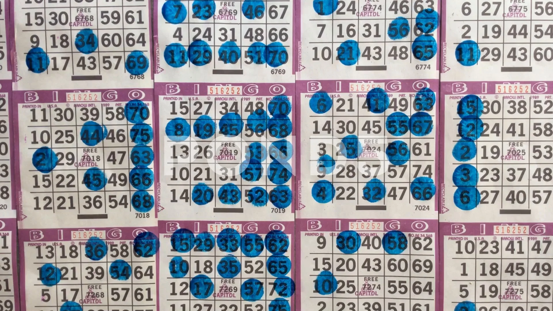 Bingo Games Stock Footage ~ Royalty Free Stock Videos | Pond5