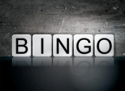 Bingo Concept Tiled Word Stock Illustration