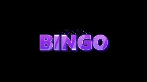 Bingo game title animation Stock Footage 341373766
