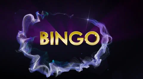 BINGO Gold Text in Particles, Fast Vídeos de archivo 33653549