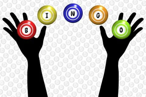 Bingo Hands Stock Illustration