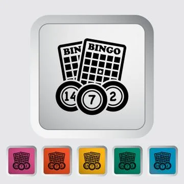 Bingo icon Stock Illustration