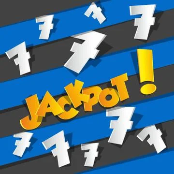 Bingo, Jackpot symbol Stock Illustration
