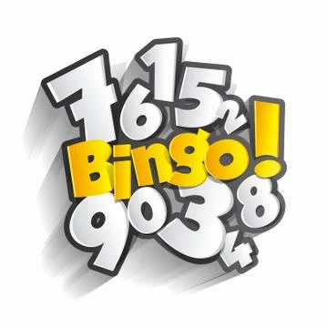 Bingo, Jackpot symbol Stock Illustration