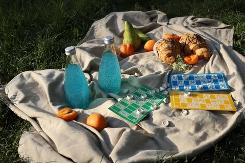 Bingo picnic 1 Stock Photos