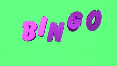 Bingo, pop up sign. Vídeo Stock 314735087