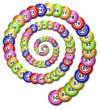 Bingo Spiral Stock Illustration