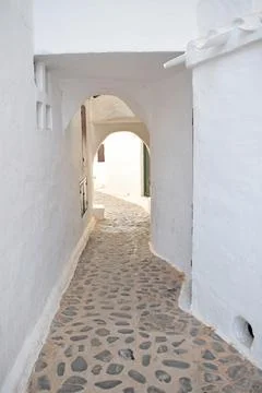 Binibeca in Menorca Spain. Stock Photos