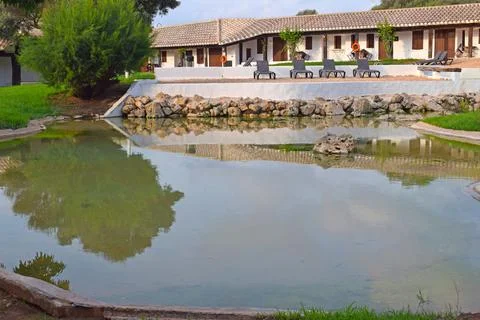 Binibeca in Menorca Spain. Stock Photos