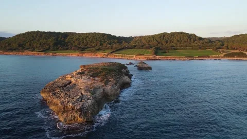 Binigaus beach Menorca sunset Stock Footage 153379662