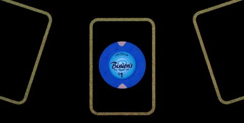 Binion's Casino chip Stock Photos