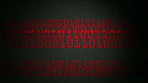 Binnary datagram motion Video stock 95308134