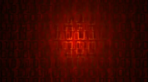 Binnary numbers Video stock 12459551