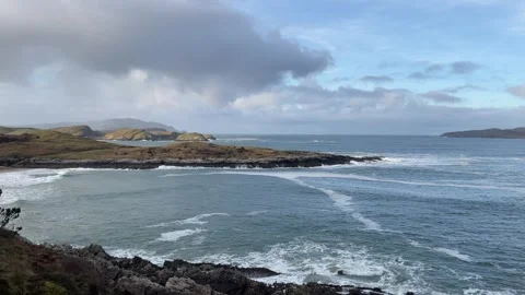 Binngorm Point Coastal video Stock Footage 253904119