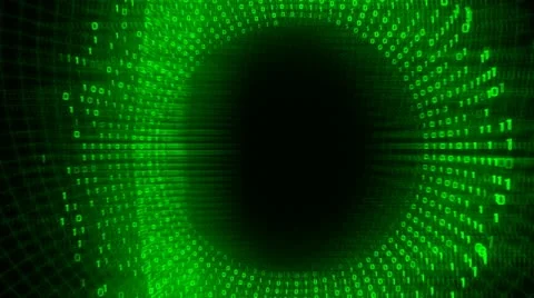 BinNumbersGreen Stock Footage 11265777