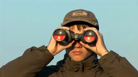 Binocular 4 Stock Footage 8681262