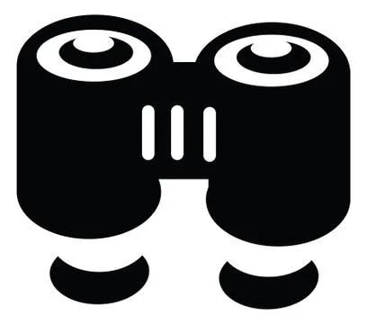 Binocular icon Stock Illustration