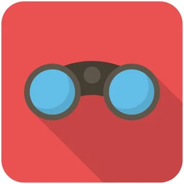 Binocular icon Stock Illustration