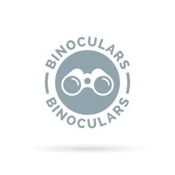 Binocular icon Stock Illustration