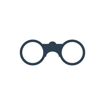 Binocular Icon Illustrazione stock