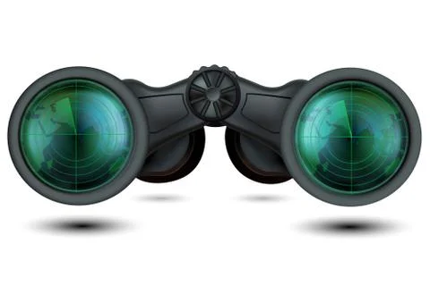 Binocular Stock Illustration