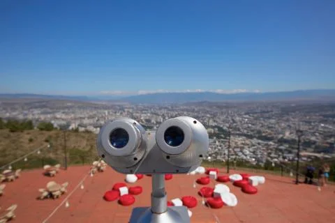 Binocular Foto stock