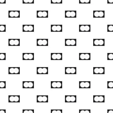 Binocular view optical find pattern seamless looking Stock Illustration