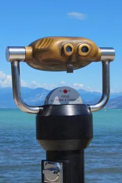 Binocular viewer Stock Photos