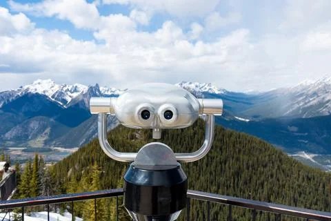 Binocular viewer Stock Photos