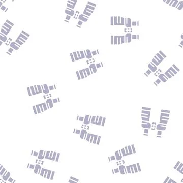 Binoculars equipment glyph vector seamless pattern イラスト素材