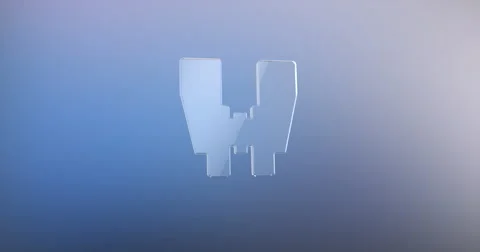 Binoculars Glass 3d Icon Stock Footage
