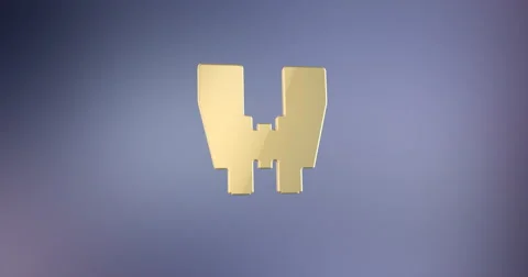 Binoculars Gold 3d Icon Stock Footage 68084371