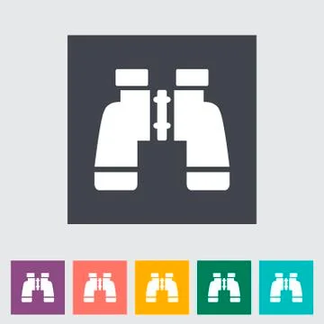 Binoculars icon Stock Illustration