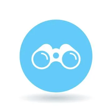 Binoculars icon Stock Illustration