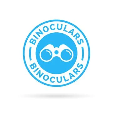 Binoculars icon Stock Illustration